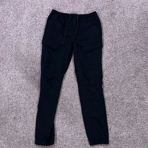 black joggers